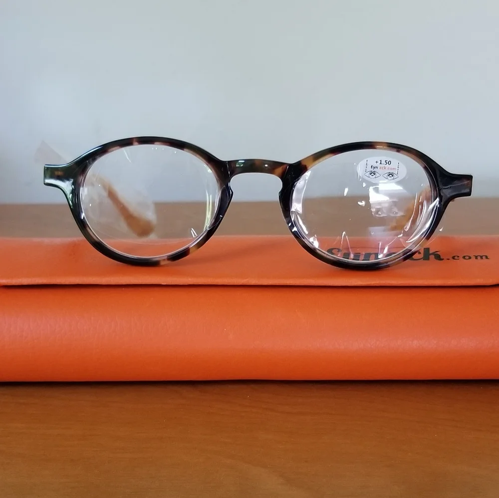 NWC Eynack Rez style handmade bamboo reading glasses